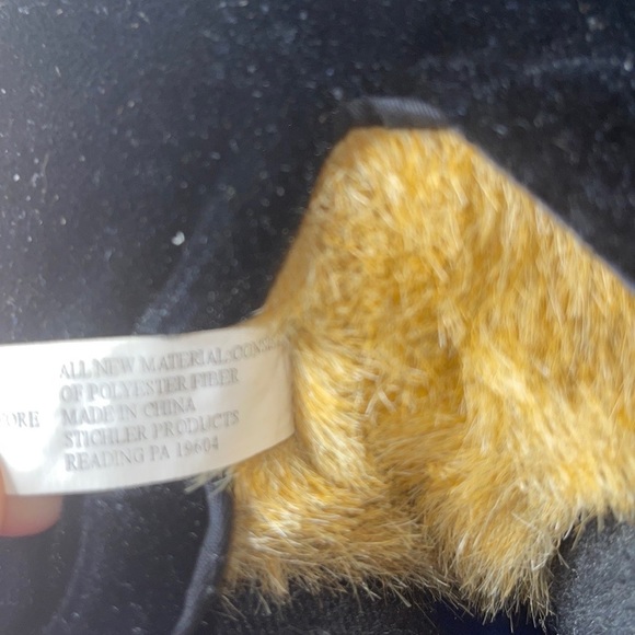 Rare VTG Stichler Plush Brown Bear Happy New Year 2000 Celebrating. - Picture 5 of 5